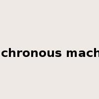 synchronous machine是什么意思