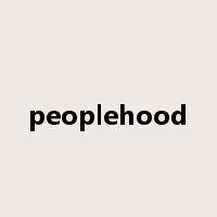 peoplehood是什么意思