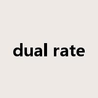 dual rate是什么意思
