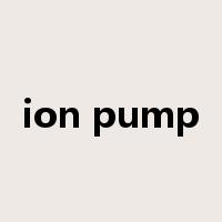 ion pump是什么意思