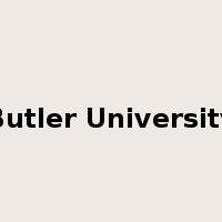 Butler University是什么意思