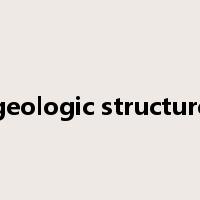 geologic structure是什么意思