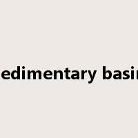 sedimentary basin是什么意思