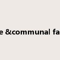 Service &communal facilities是什么意思