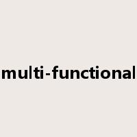 multi-functional是什么意思