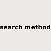 search method是什么意思