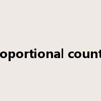 proportional counter是什么意思