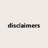 disclaimers是什么意思