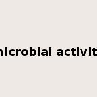 microbial activity是什么意思