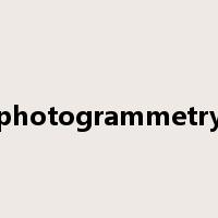 photogrammetry是什么意思