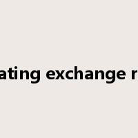 floating exchange rate是什么意思