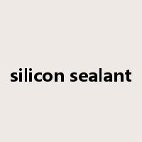 silicon sealant是什么意思