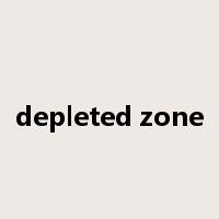 depleted zone是什么意思
