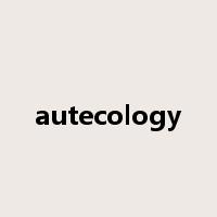 autecology是什么意思