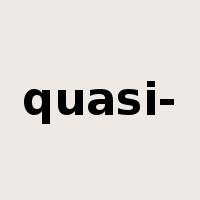 quasi-是什么意思