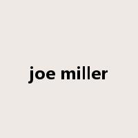 joe miller是什么意思