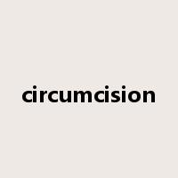 circumcision是什么意思