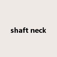 shaft neck是什么意思