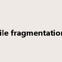 file fragmentation是什么意思