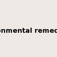 environmental remediation是什么意思