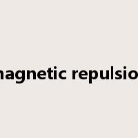 magnetic repulsion是什么意思