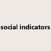 social indicators是什么意思