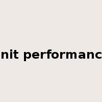 unit performance是什么意思