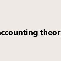 accounting theory是什么意思