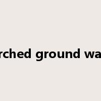 perched ground water是什么意思
