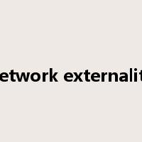 network externality是什么意思