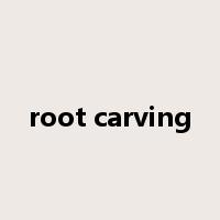 root carving是什么意思