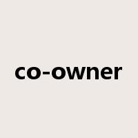 co-owner是什么意思