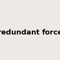 redundant force是什么意思