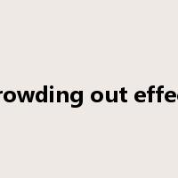 crowding out effect是什么意思