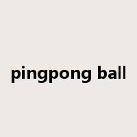 pingpong ball是什么意思