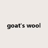 goat's wool是什么意思