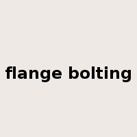 flange bolting是什么意思