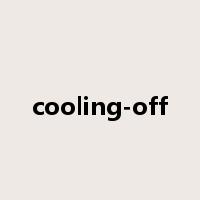 cooling-off是什么意思