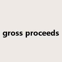 gross proceeds是什么意思