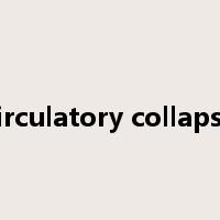 circulatory collapse是什么意思