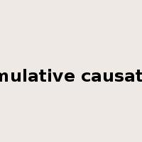 cumulative causation是什么意思