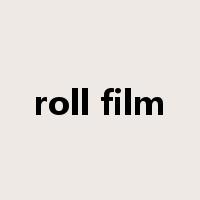 roll film是什么意思