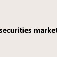 securities market是什么意思