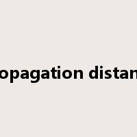 propagation distance是什么意思