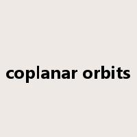 coplanar orbits是什么意思