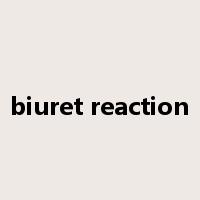 biuret reaction是什么意思
