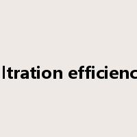 filtration efficiency是什么意思