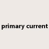 primary current是什么意思