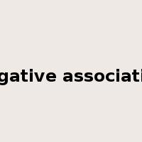 negative association是什么意思