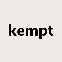 kempt是什么意思